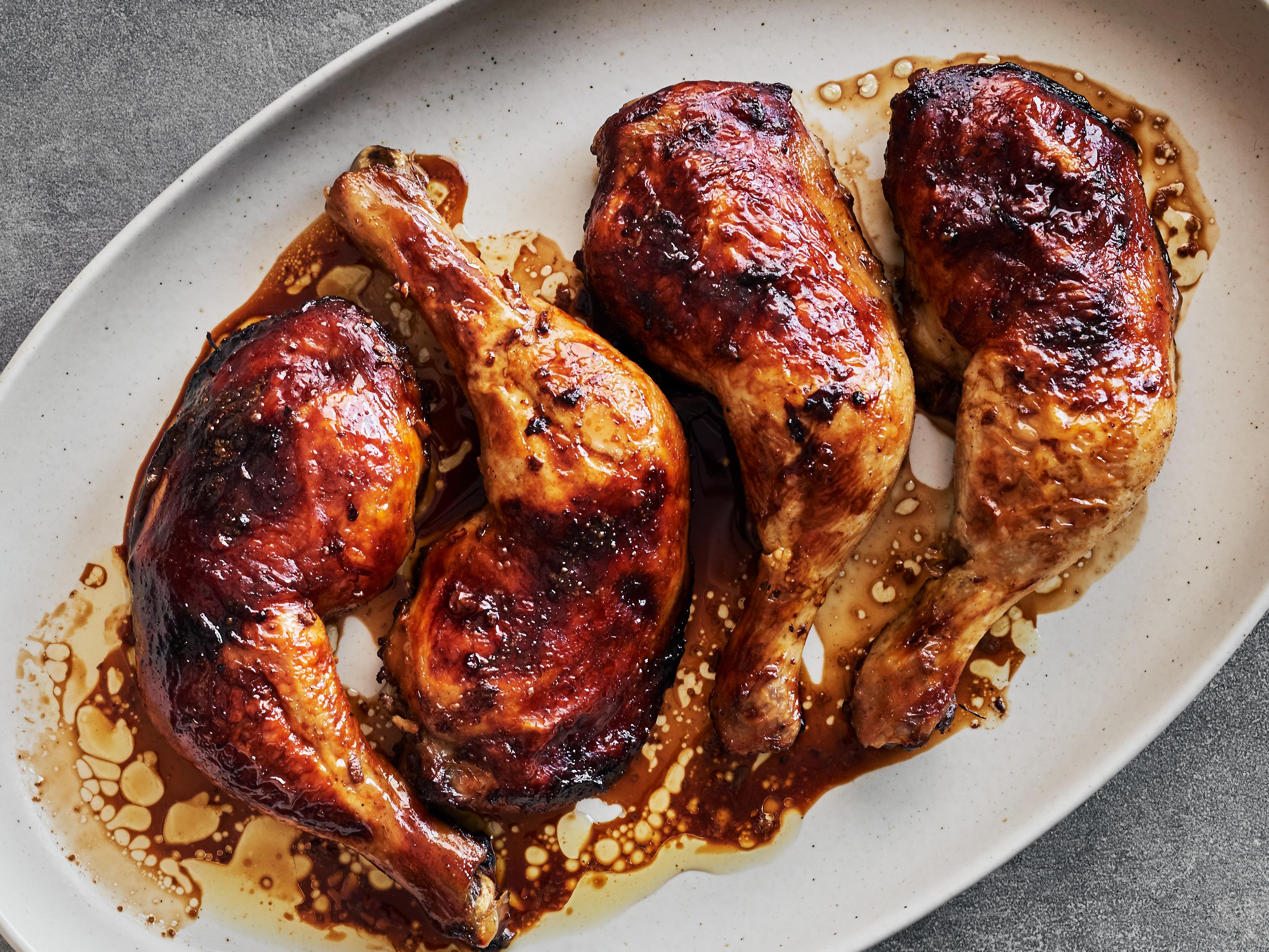 Cuisse De Poulet Marinée Grillée