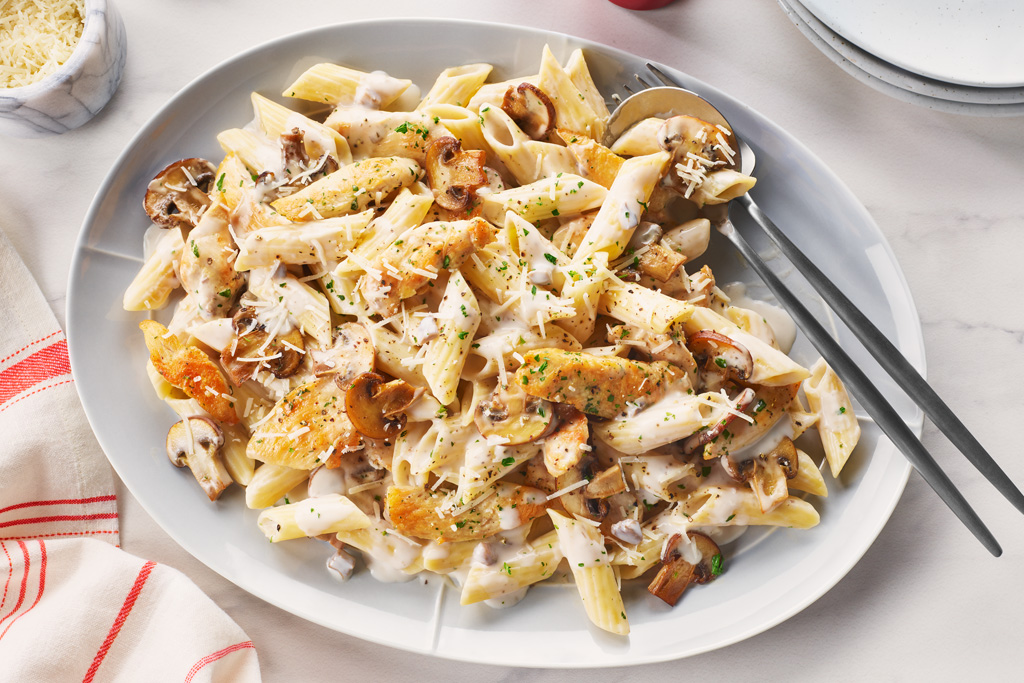Linguine À La Crème De Poulet
