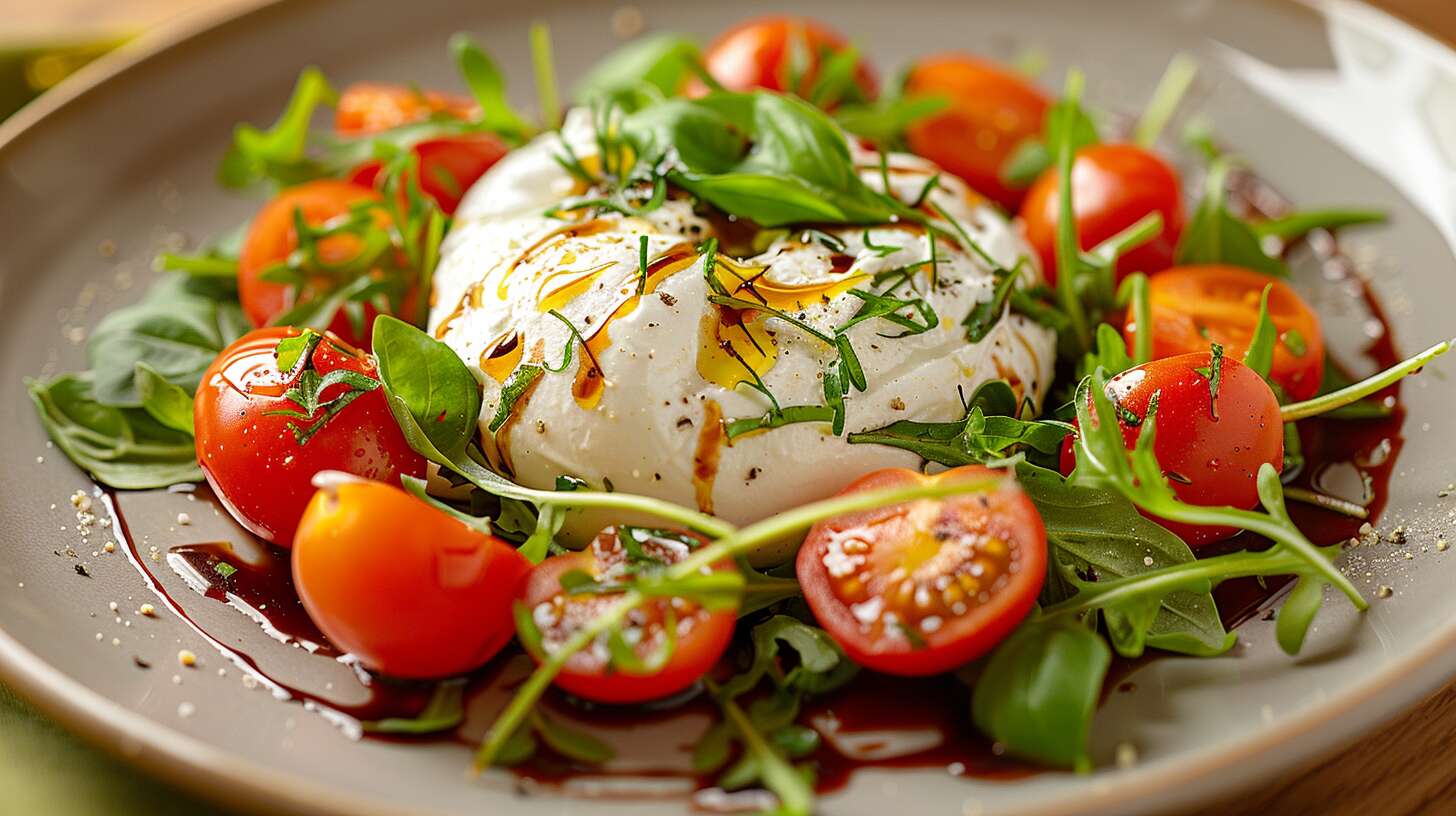 Bourrata sauce pistou 
