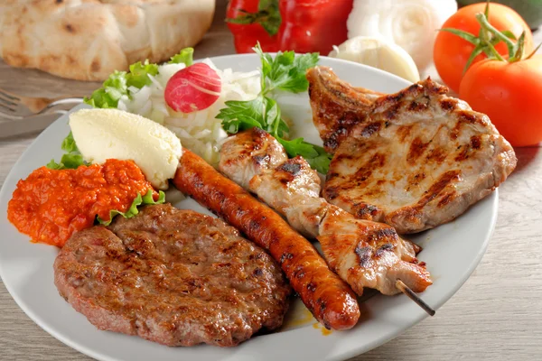 Assiette de mix green