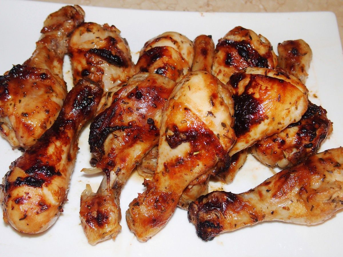 Cuisses de poulet mariné