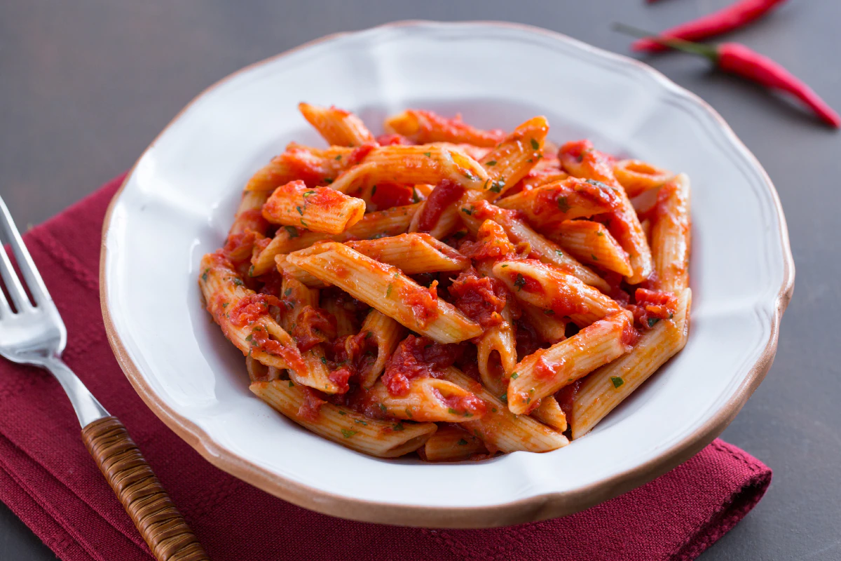 Penne à l'arabiata 